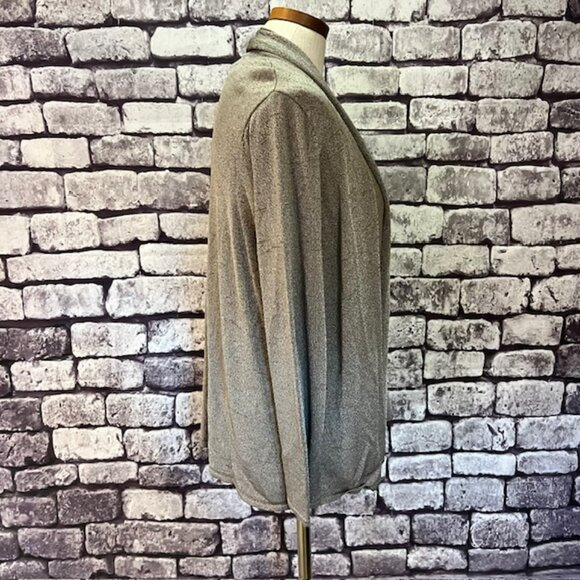Jones New York Taupe Tank & Matching Cardigan Sweater Size L - Picture 6 of 12
